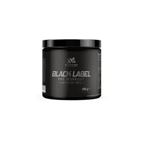 Black Label - Pre Workout Pulver - Orangenfrucht (Koffeinfrei) - 390 Gramm - XXL Nutrition