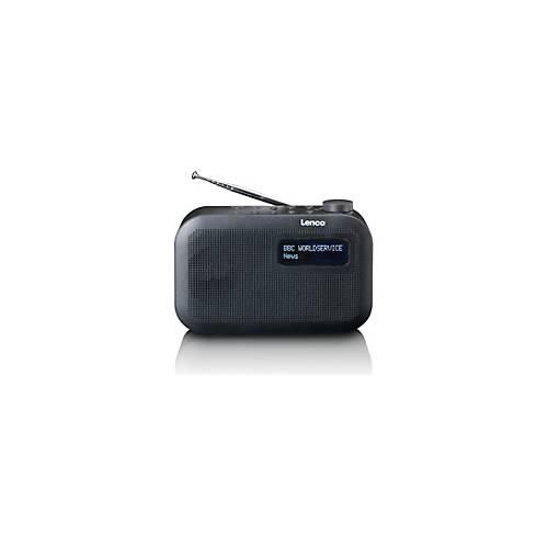 Lenco PDR-016 - Tragbares DAB-Radio - 2 Watt - Schwarz