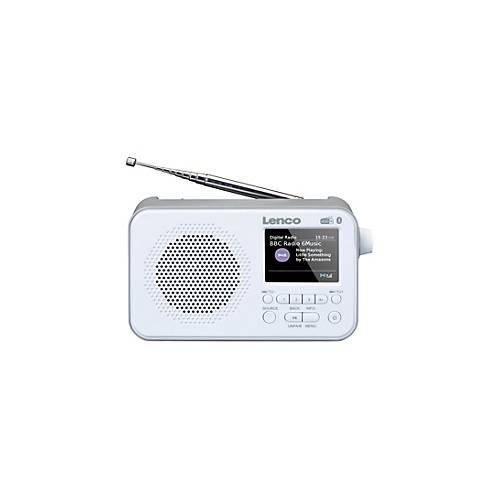 Lenco PDR-036 - Tragbares DAB-Radio - 2 Watt - White Gray