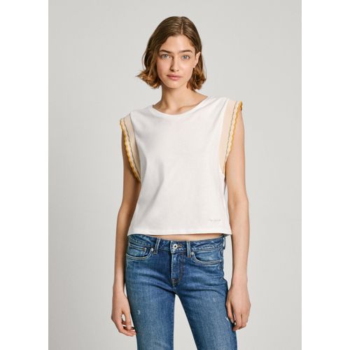 Pepe Jeans T-Shirt »EDMA«, mit Ärmelbesatz