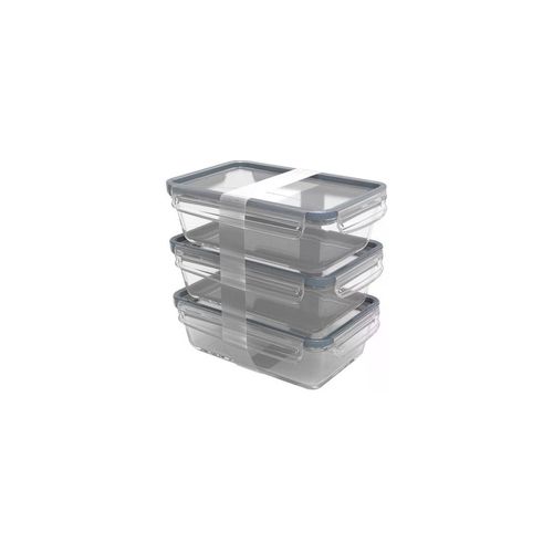 ROTHO Vorratsglas »Click & Lock 3 x 45352 l«, (3 tlg.)