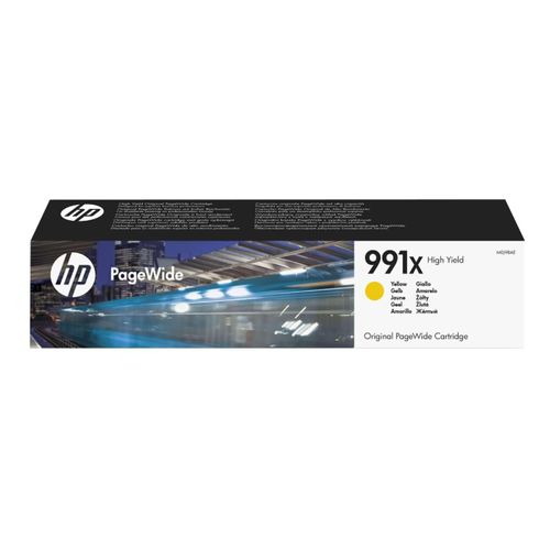 Original HP PageWide Managed Color MFP E 77650 dns (M0J98AE / 991X) Druckerpatrone Gelb