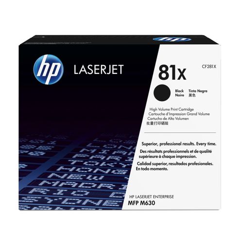 Original HP LaserJet Enterprise M 605 Series (CF281X / 81X) Toner Schwarz