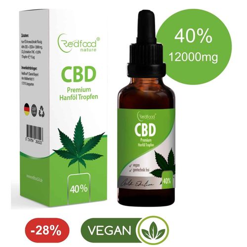 CBD ÖL 40 % Vollspektrum Hanf Öl 30ml