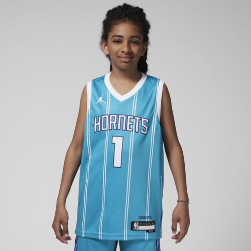 LaMelo Ball Charlotte Hornets Icon Edition Jordan Swingman NBA-jersey met Dri-FIT voor kids - Blauw