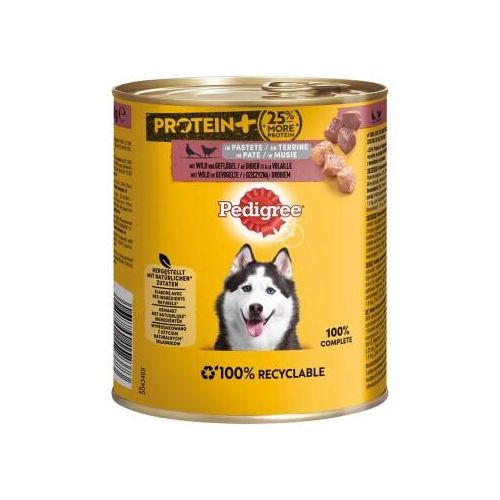 Pedigree Dose Protein+ in Pastete 12x800g Wild & Geflügel