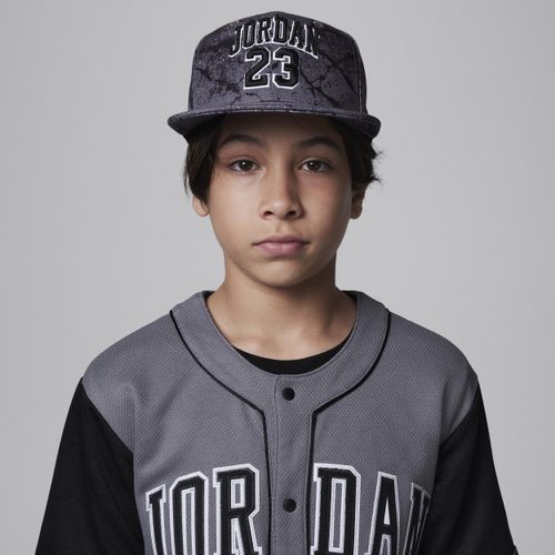 Jordan Jersey Flat Brim Cap kinderpet - Grijs