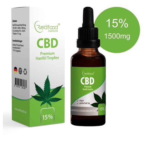 CBD ÖL 15% Vollspektrum Hanf Öl 10ml (1500mg)