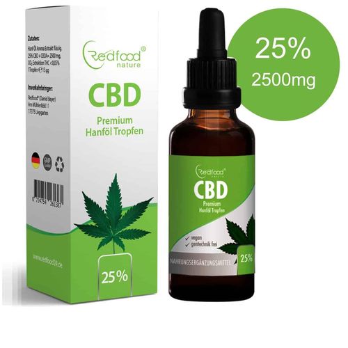 CBD ÖL 25 % Vollspektrum Hanf Öl 10ml