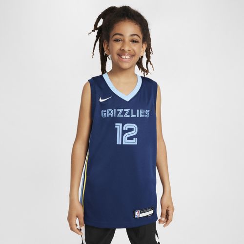 Ja Morant Memphis Grizzlies 2022/23 Icon Edition Dri-FIT NBA Swingman Trikot (ältere Kinder) - Blau