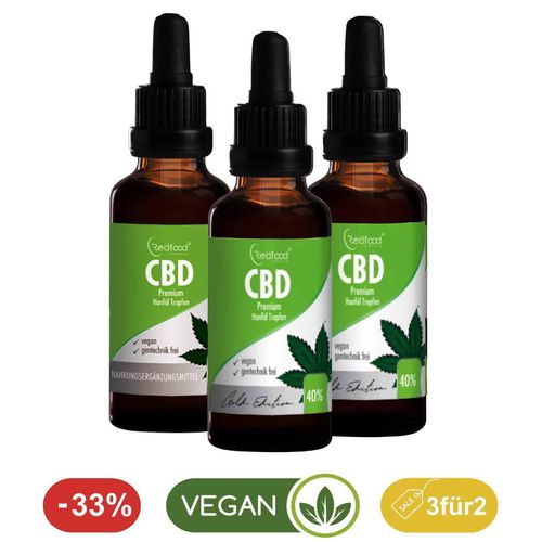 Angebot* 3 x 40 % CBD Öl 10ml