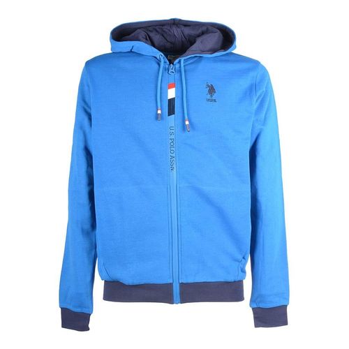 U.S. Polo Assn. Sweatjacke in Hellblau - 3XL