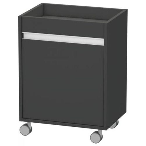 Duravit Ketho Rollcontainer 2530, 1 Holztür, Anschlag rechts, 500mm