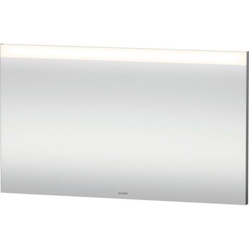 Duravit Xbase, Möbel-Set wandhängend, mit LED-Spiegel, Waschtisch und Waschtischunterschrank, Breite 1200 mm, XB00730