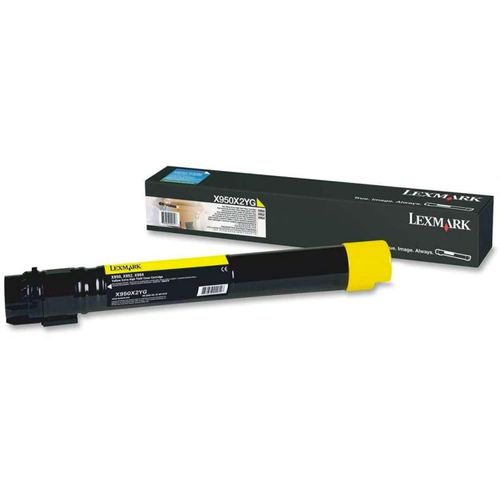 Original Lexmark X 950 DE (X950X2YG) Toner Gelb