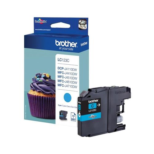 Original Brother MFC-J 470 Series (LC-123C) Druckerpatrone Cyan