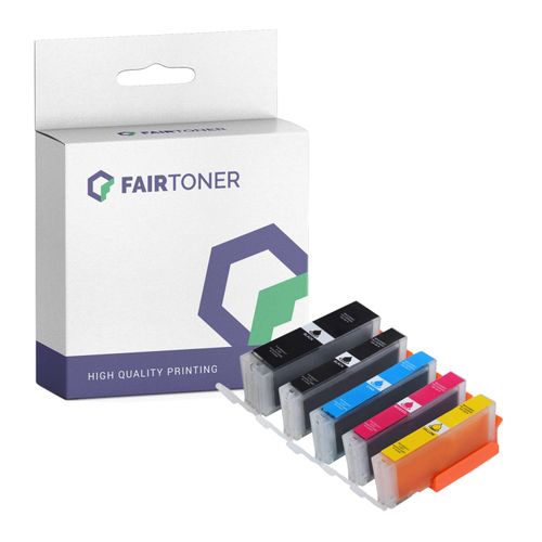 5er Multipack Set Kompatibel für Canon PGI-571 CLI-571 XL Druckerpatronen