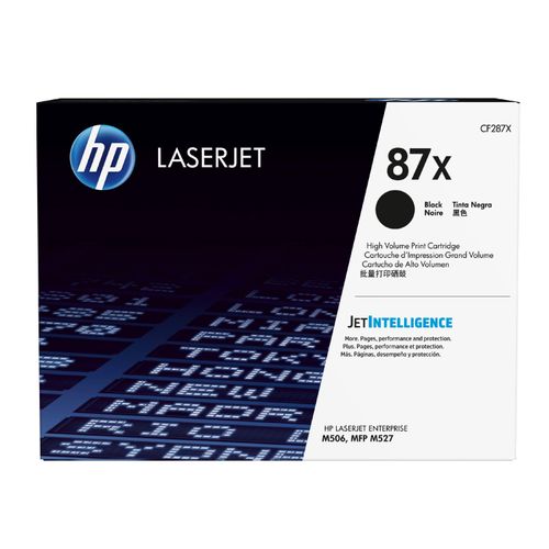 Original HP LaserJet Enterprise M 506 Series (CF287X / 87X) Toner Schwarz