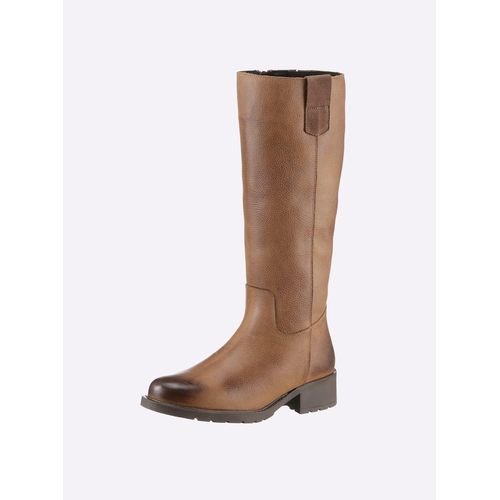 Stiefel HEINE Gr. 36, braun (camel) Damen Schuhe