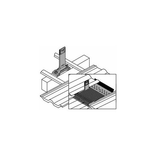 Viessmann Montagesatz für Dächer mit Konterlattung mit Sparrenanker hohe Pfanne max. 100 mm - schwarz - Z008451