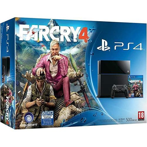 PlayStation 4 500GB - Schwarz + Far Cry 4