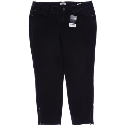 sheego Damen Jeans, schwarz, Gr. 24