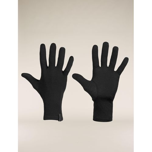 Icebreaker Sous-gants mérinos unisexe 200 Oasis - Homme - Black - Taille M