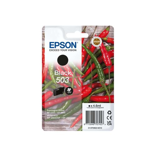 Original Epson Expression Home XP-5200 (C13T09Q14010 / 503) Druckerpatrone Schwarz