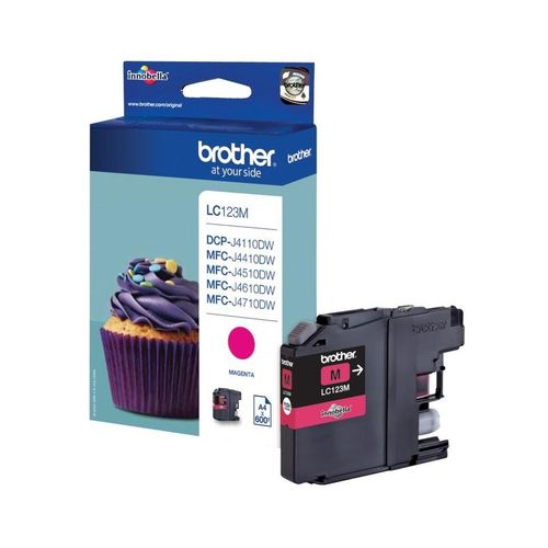 Original Brother MFC-J 470 Series (LC-123M) Druckerpatrone Magenta