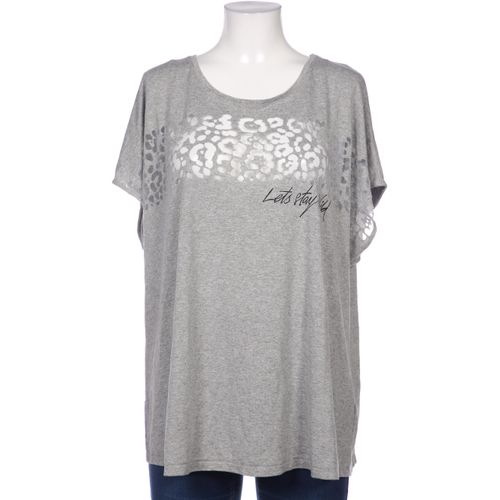 Zizzi Damen T-Shirt, grau, Gr. 42