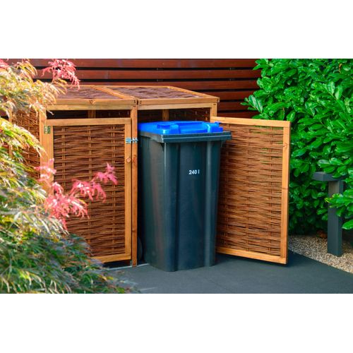 dobar Mülltonnenbox, 2x240l, BxTxH: 137x83x132 cm