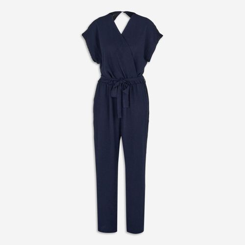 Dunkelblauer Jumpsuit