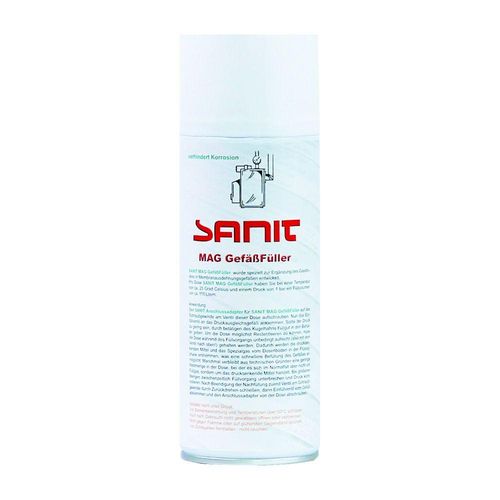 Sanit Gefäß-Füller MAG, zum Ergänzen und Überprüfen des Gasdrucks in Membranausdehnungsgefäßen, 400 ml Dose 3191