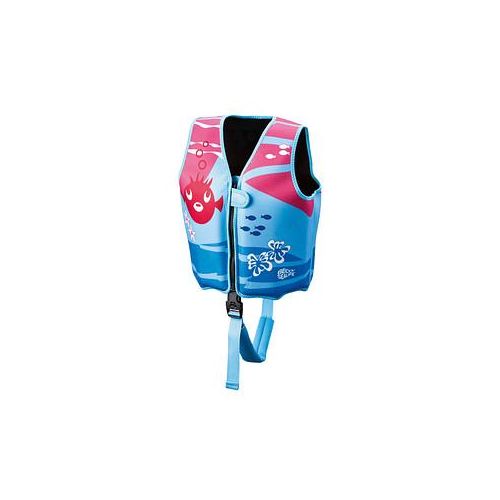 BECO unisex Kinder-Schwimmweste blau/pink Größe S