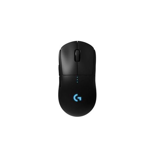 Logitech G PRO Wireless Gaming Maus - Gaming Maus (Schwarz mit RGB)