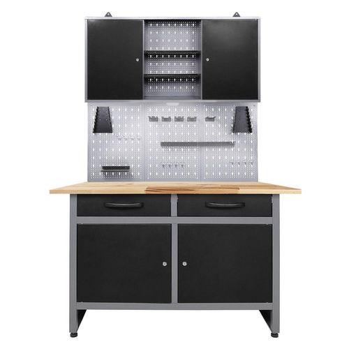 Kraft Werkzeuge Werkstatt Set Werner 120 cm 1 Schrank LED