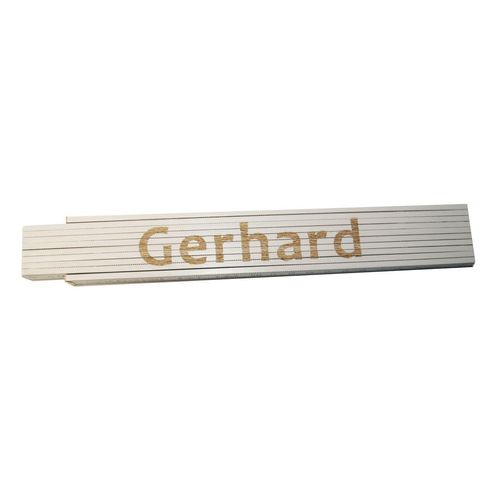 Meterstab weiß Gerhard