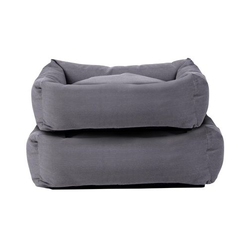 Hundebett Canvas für Hunde - Anthracite / S