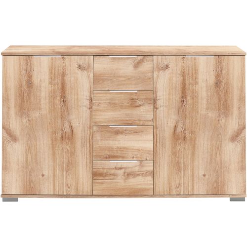 Kombikommode WIMEX "Easy" Sideboards Gr. B/H/T: 130cm x 83cm x 40,5cm, 4 St., braun (plankeneichefarben)