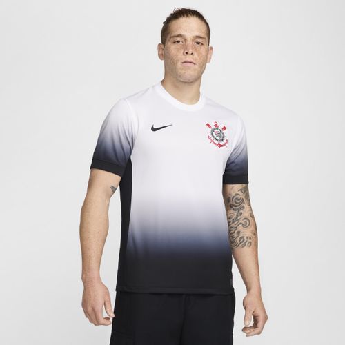 S.C. Corinthians 2024/25 Stadium Thuis Nike Dri-FIT replicavoetbalshirt voor heren - Wit