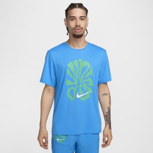 Nike Rise 365 Run Energy Dri-FIT hardlooptop met korte mouwen voor heren - Blauw