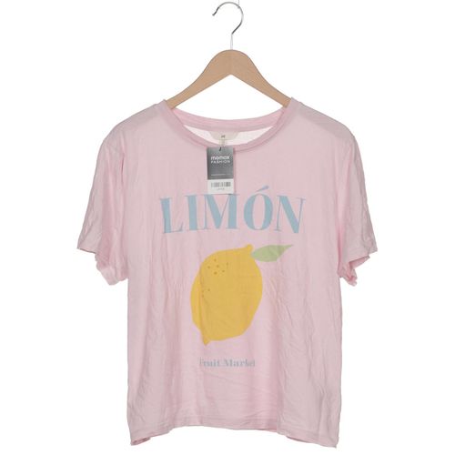 H&M Damen T-Shirt, pink, Gr. 42