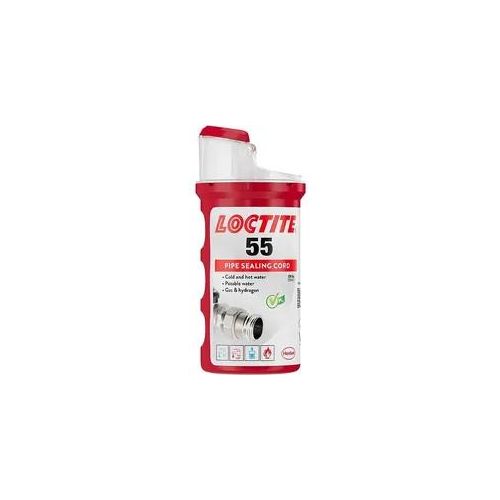 LOCTITE Gewindedichtfaden 55 - bis Gewinde 4'' - DVGW-Zulassung - Spender 160 m ** 1m/0,09 EUR