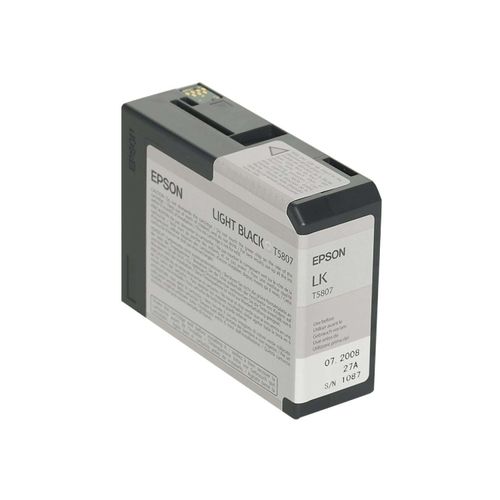 Original Epson T5807 (C13T580700) Druckerpatrone Foto Schwarz