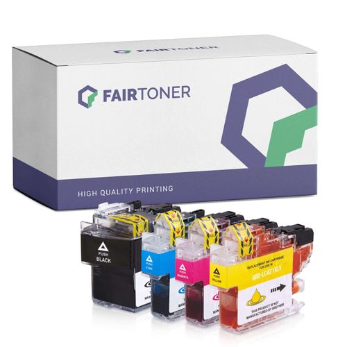 4er Multipack Set kompatibel für Brother LC-421XLVAL DCP-J 1800 DW Druckerpatronen