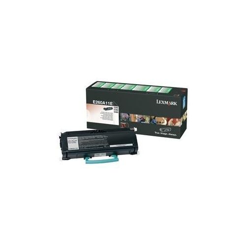 Original Lexmark E 260 (E260A11E) Toner Schwarz