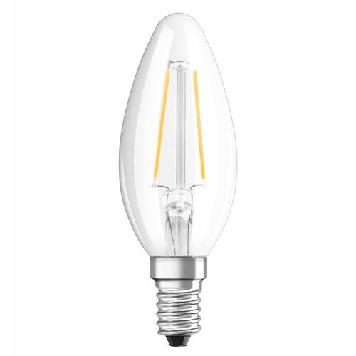 OSRAM LED-Kerzenlampe E14 1,5W 827 Retrofit klar