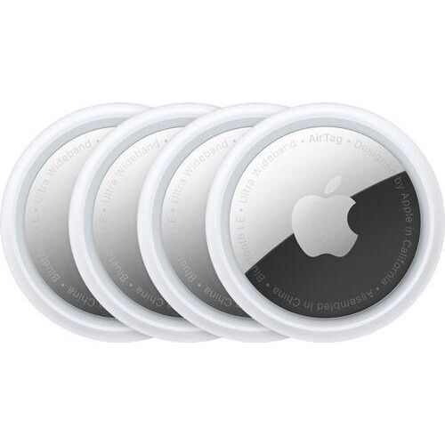 Apple AirTag | 4er-Pack | silber/weiß