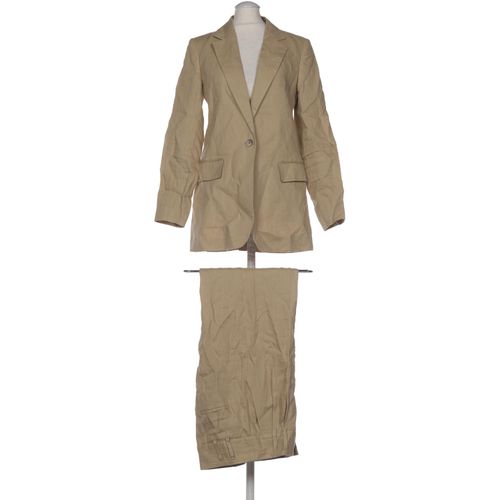 Massimo Dutti Damen Anzug, beige, Gr. 34