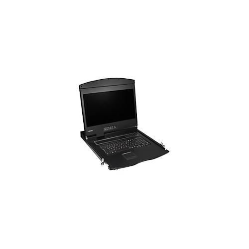 LogiLink - KVM-Konsole - PS/2, USB - QWERTZ - 48.3 cm (19